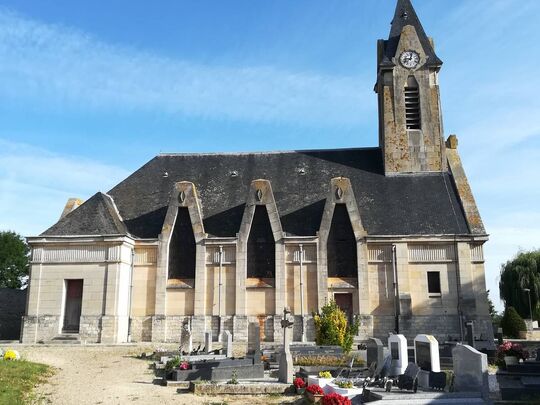 Face latérale de l'Eglise